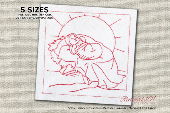 Baby Jesus Bluework Embroidery Design Review