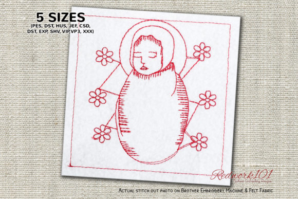 Baby Jesus Born Redwork Design Review: A Timeless Embroidery Choice for Personalized Gifts