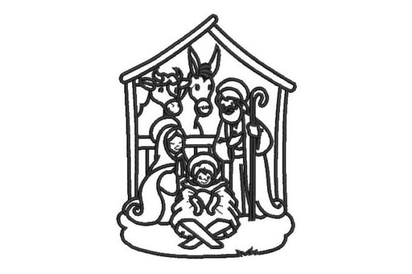 Birth of Jesus Embroidery Design Review