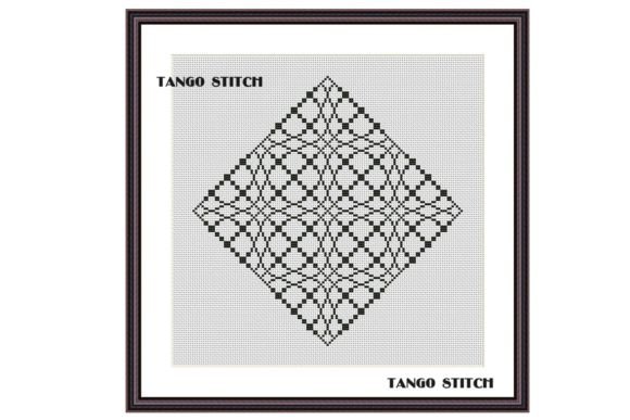 Black Illusion Cross Stitch Ornament Art Review for Sweatshirt Embroidery