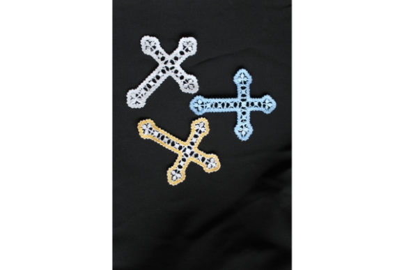 Christian Cross Lace Embroidery Review for Boutique Apparel