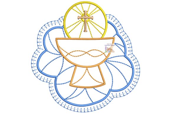 Christian Design Chalice: A Standout for Craft Fair Embroidery