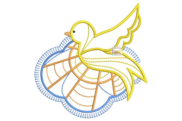 Christian Design Dove: A Versatile Embroidery File for Boutique Sweatshirts