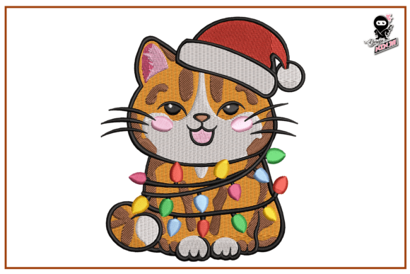 Christmas Cat Embroidery Design Review