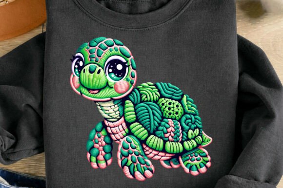 Cute Sea Turtle Faux Yarn Embroidery Png: A Seasonal Design Review