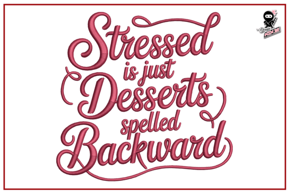 Funny Kitchen Quote Embroidery Design Review for Small Business Merch