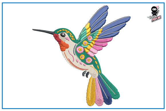 Hummingbird Embroidery Design Review for Apparel Projects
