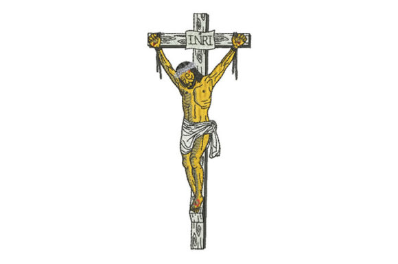 Jesus Crucified Embroidery Design Review
