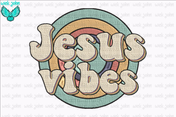 Jesus Vibes Retro Vintage Christian Embroidery Design Review