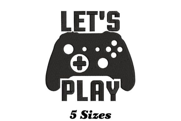 Let's Play Video Game Embroidery Design Review