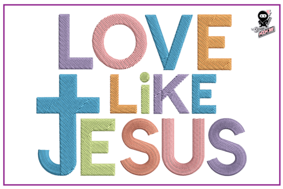 Love Like Jesus Embroidery Design Review