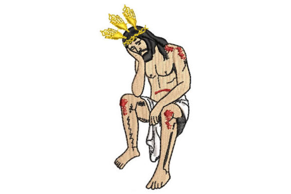 Pensive Jesus Embroidery Design Review