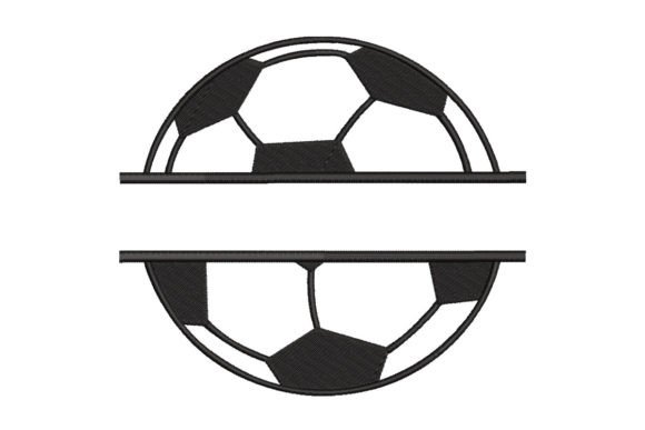 Soccer Ball Split Embroidery Design Review for Business Use